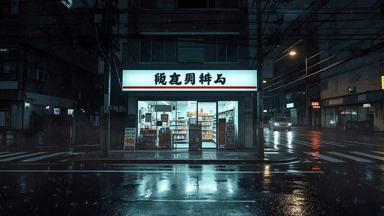 🌙 Midnight Tokyo Lofi — 🌧️ Cozy Lofi & Rain Sounds for Deep Sleep