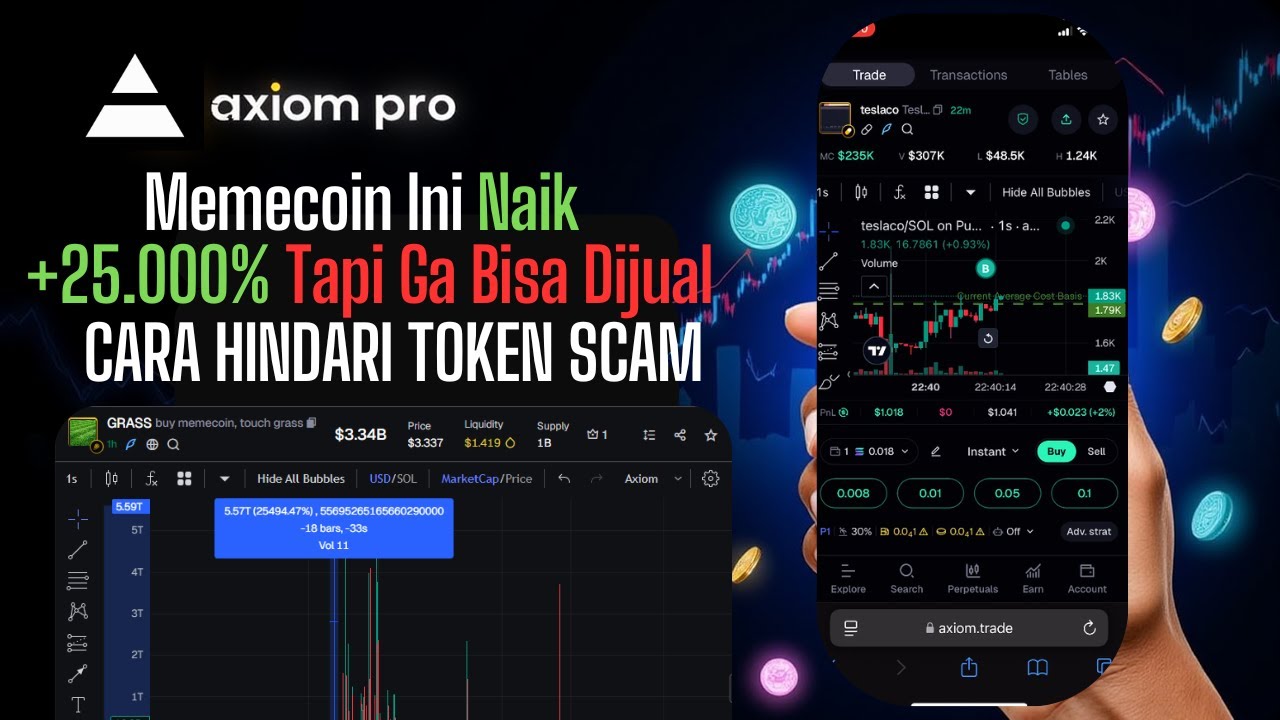Memecoin Naik 25.000% Tapi Gak Bisa Dijual/Sell ! 😱 Ciri Token Scam Ini Wajib Kamu Hindari!