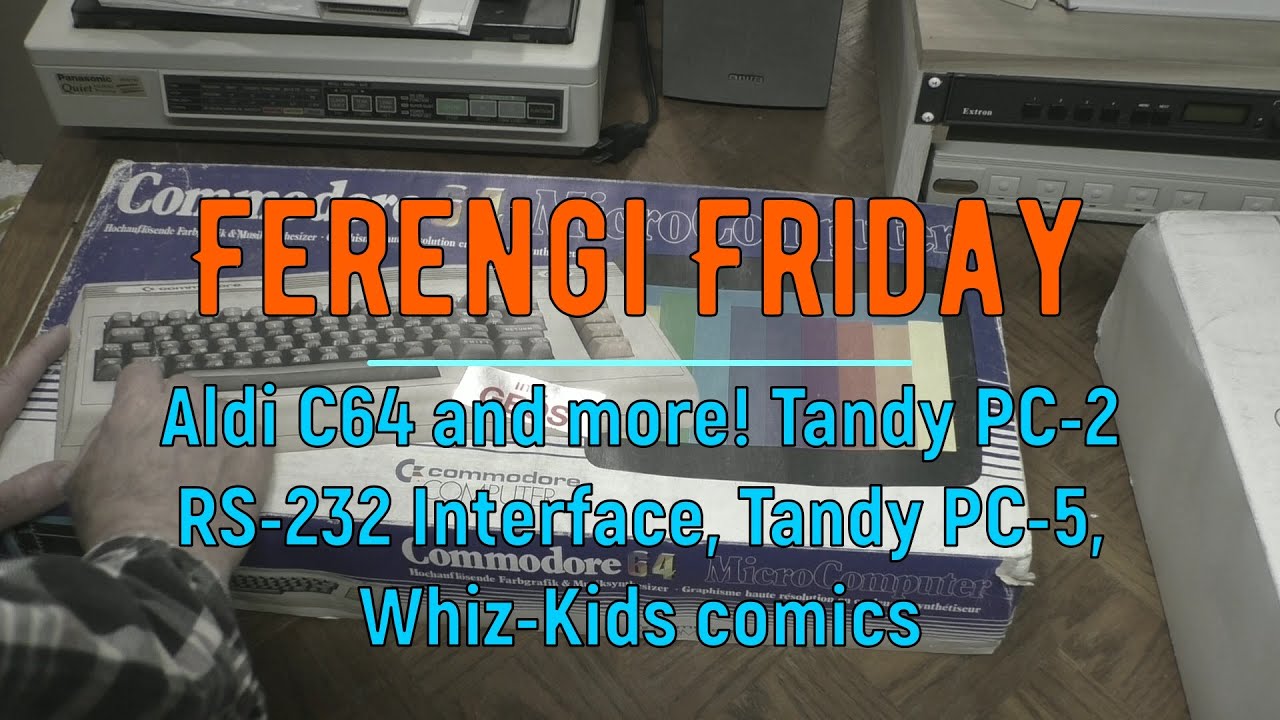 Aldi C64 and more! Tandy PC-2 RS-232 Interface, Tandy PC-5, Whiz-Kids comics