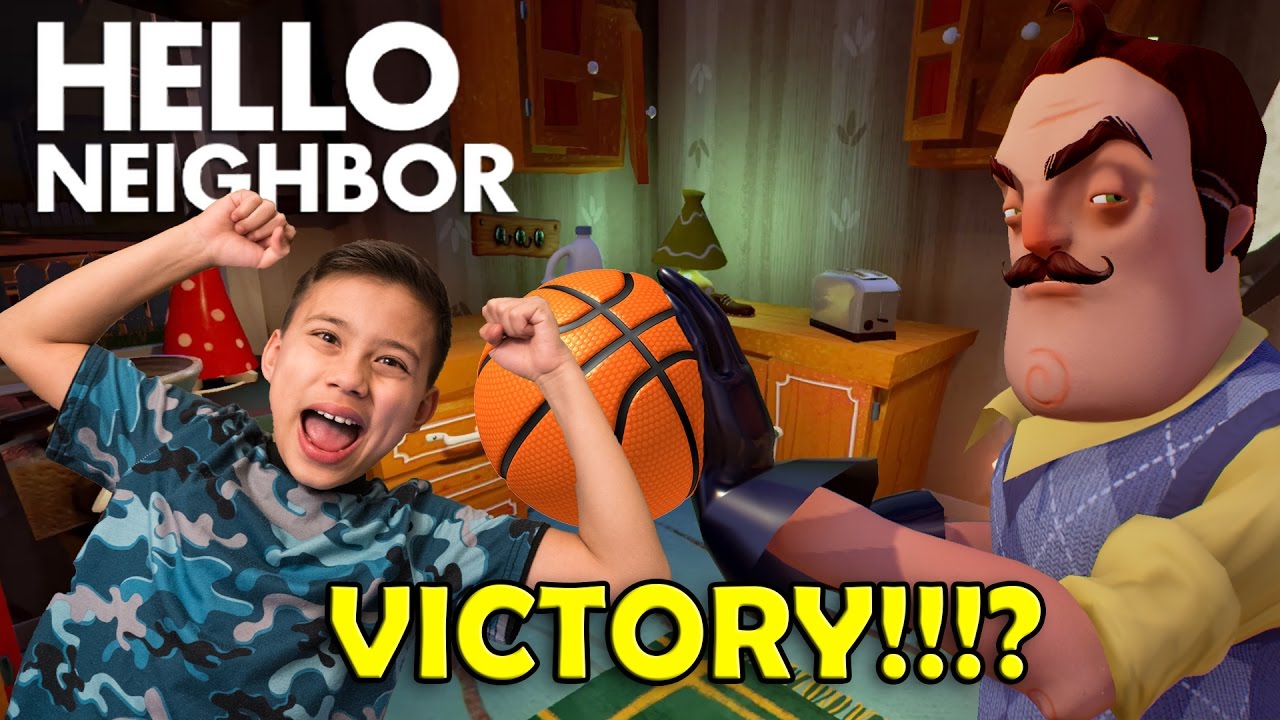 TAKE THIS BASKETBALL!!! Hello Neighbor Basement Discovery!