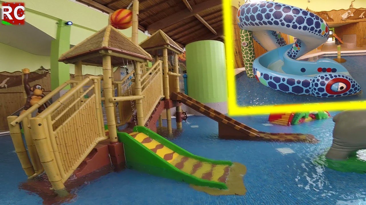 AQUALAND K&ouml;ln - Kleinkinderbereich (mit 5 Rutschen / with 5 slides)  GoPro