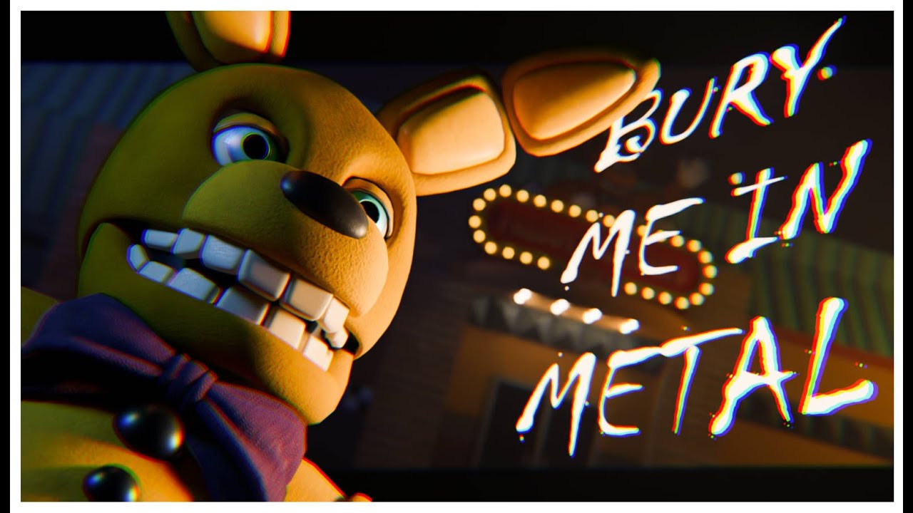 [FNaF/Blender] Bury Me in Metal | Short | Song by @Tynado