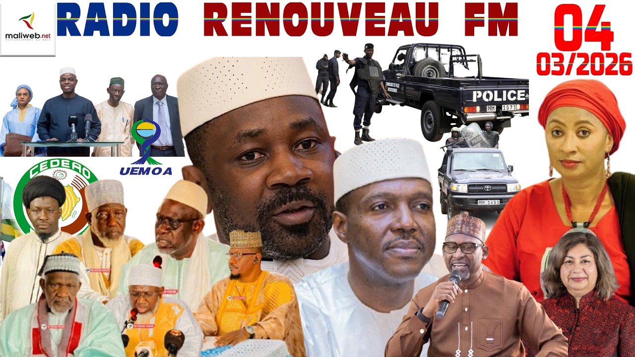 La Revue de Presse de la RADIO RENOUVEAU FM du 04 Mars 2026