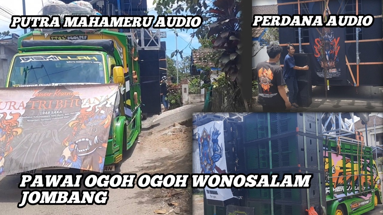 PAWAI OGOH OGOH WONOSALAM ADA PUTRA MAHAMERU AUDIO PERDANA AUDIO DLL.