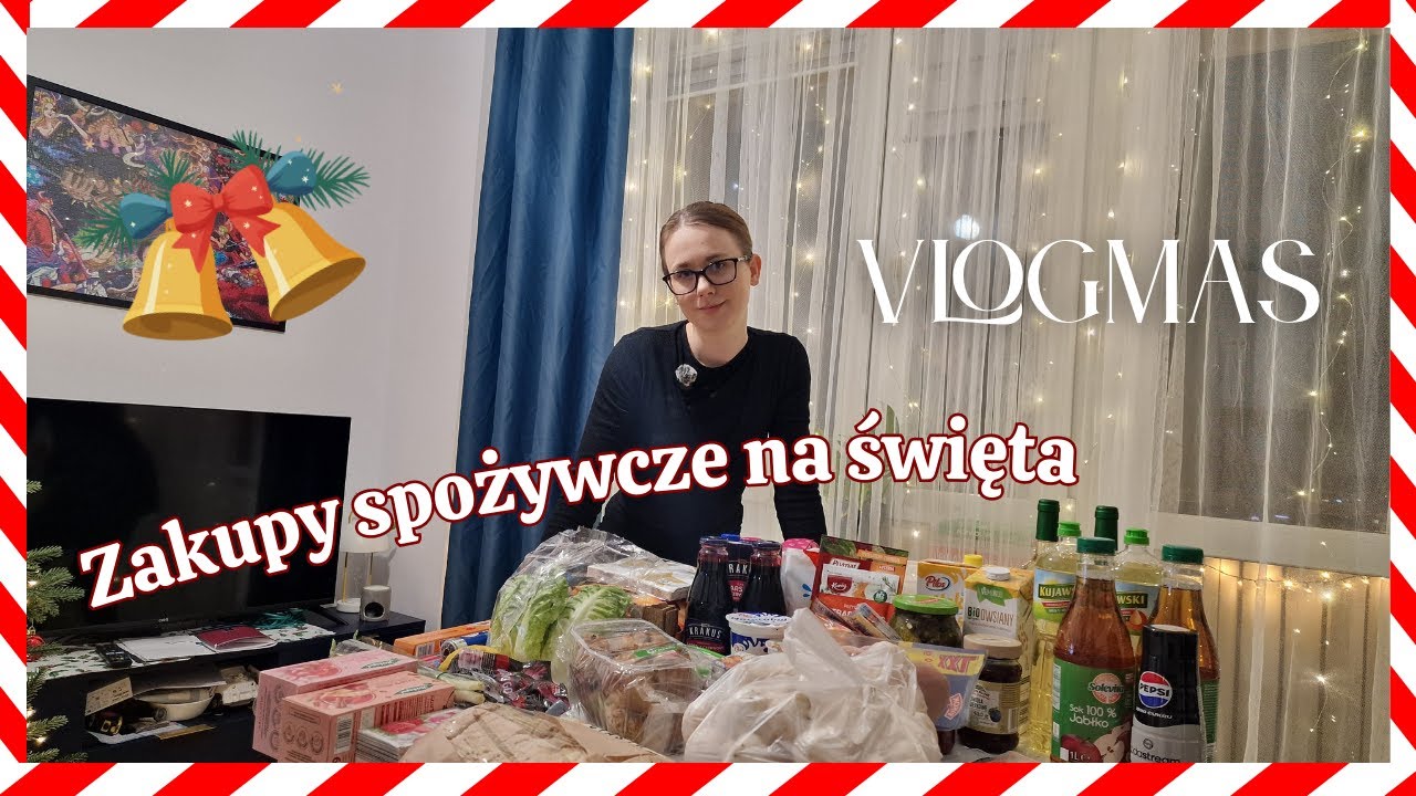 VLOGMAS : Nasze zakupy spożywcze na święta🎄| WerkaHann
