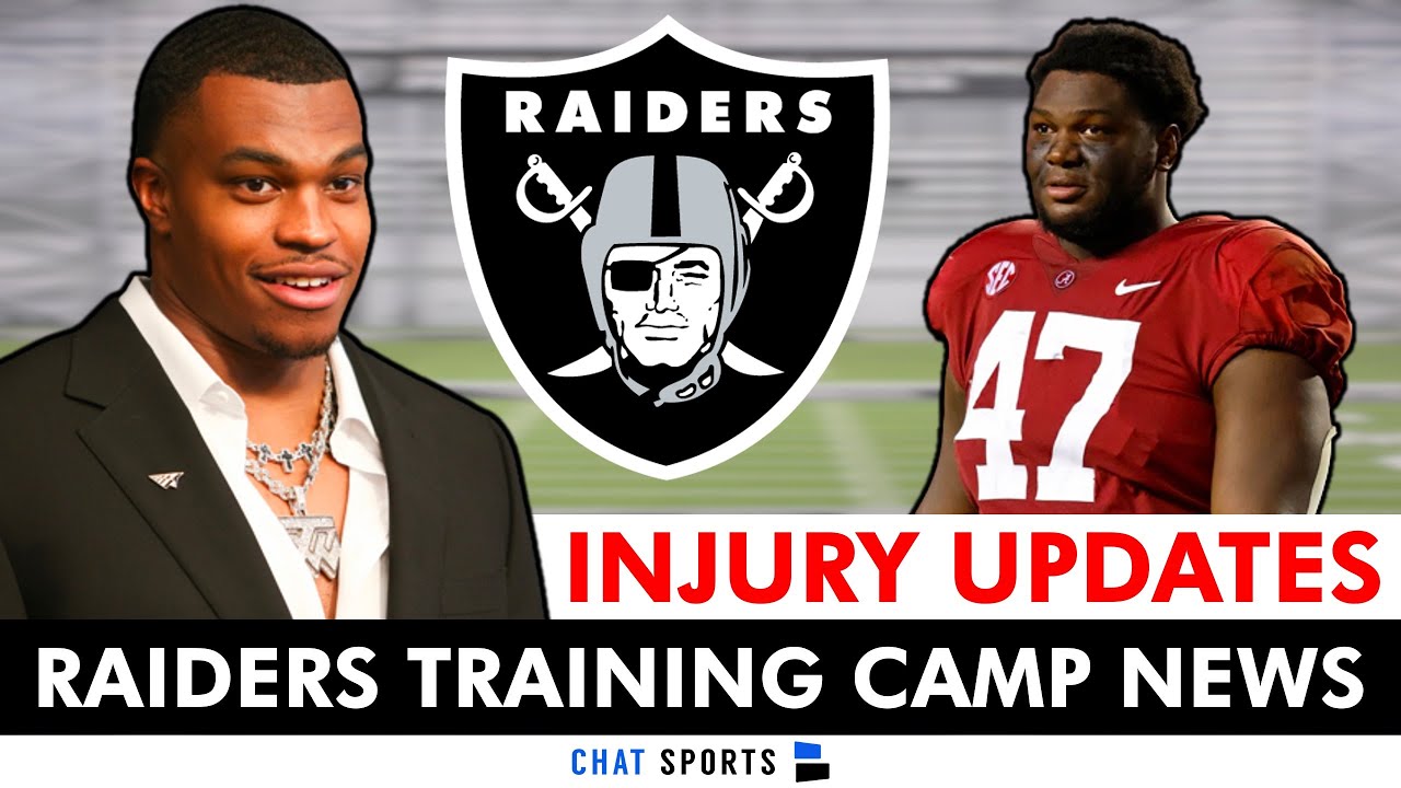 Raiders Injury News On Tyree Wilson & Byron Young + Raiders Training Camp News & Player Workouts