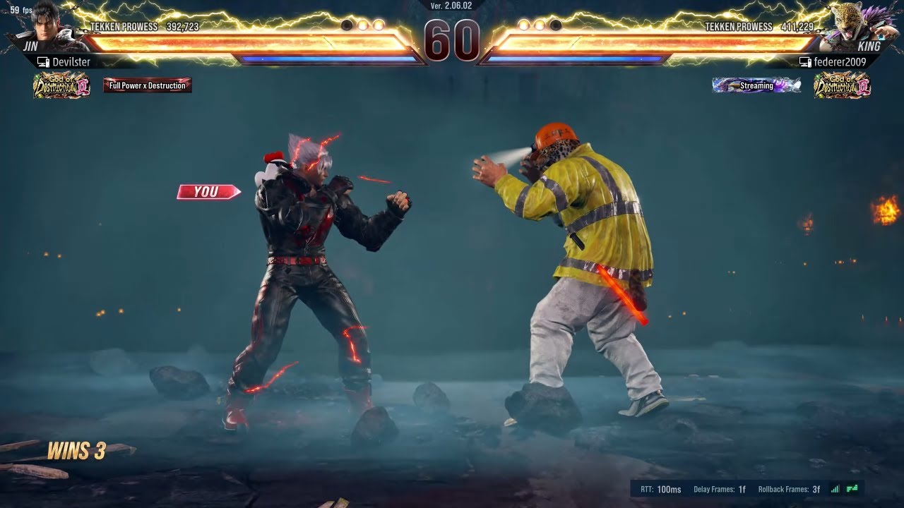 Devilster Jin Fights The Best King Of Saudi Federer Again!