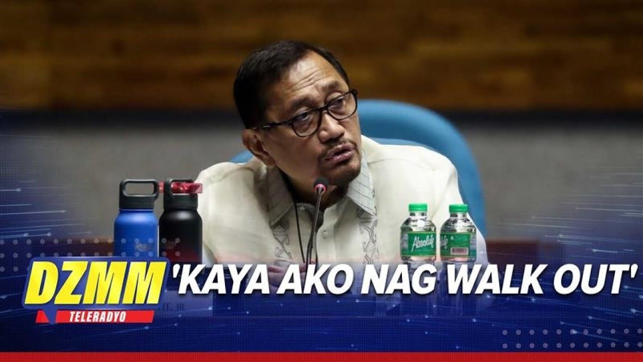 'Kaya ako nag walk out': Abante gusto na matapos ang justice panel hearing | DZMM Teleradyo