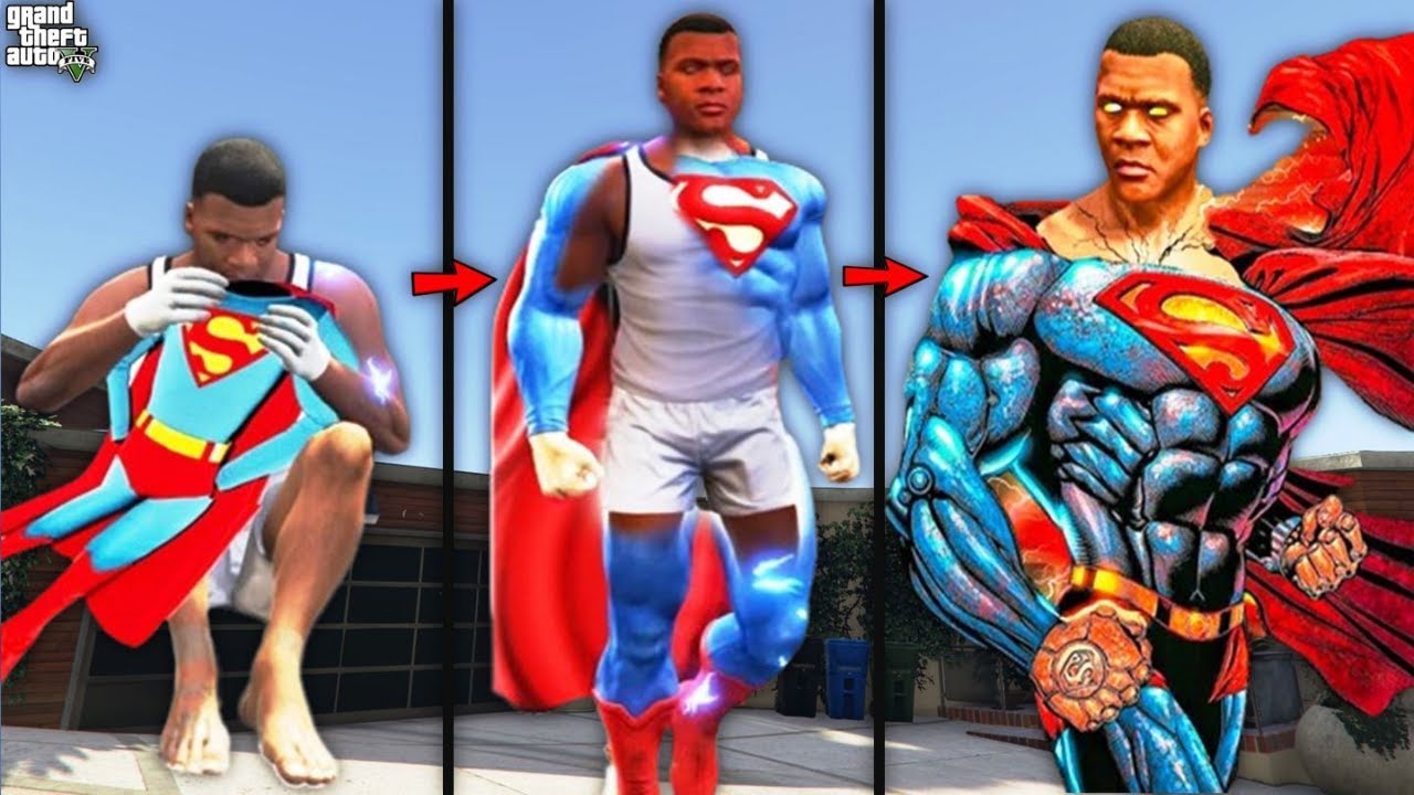 FRANKLIN BECOME SUPER MAN in GTA 5