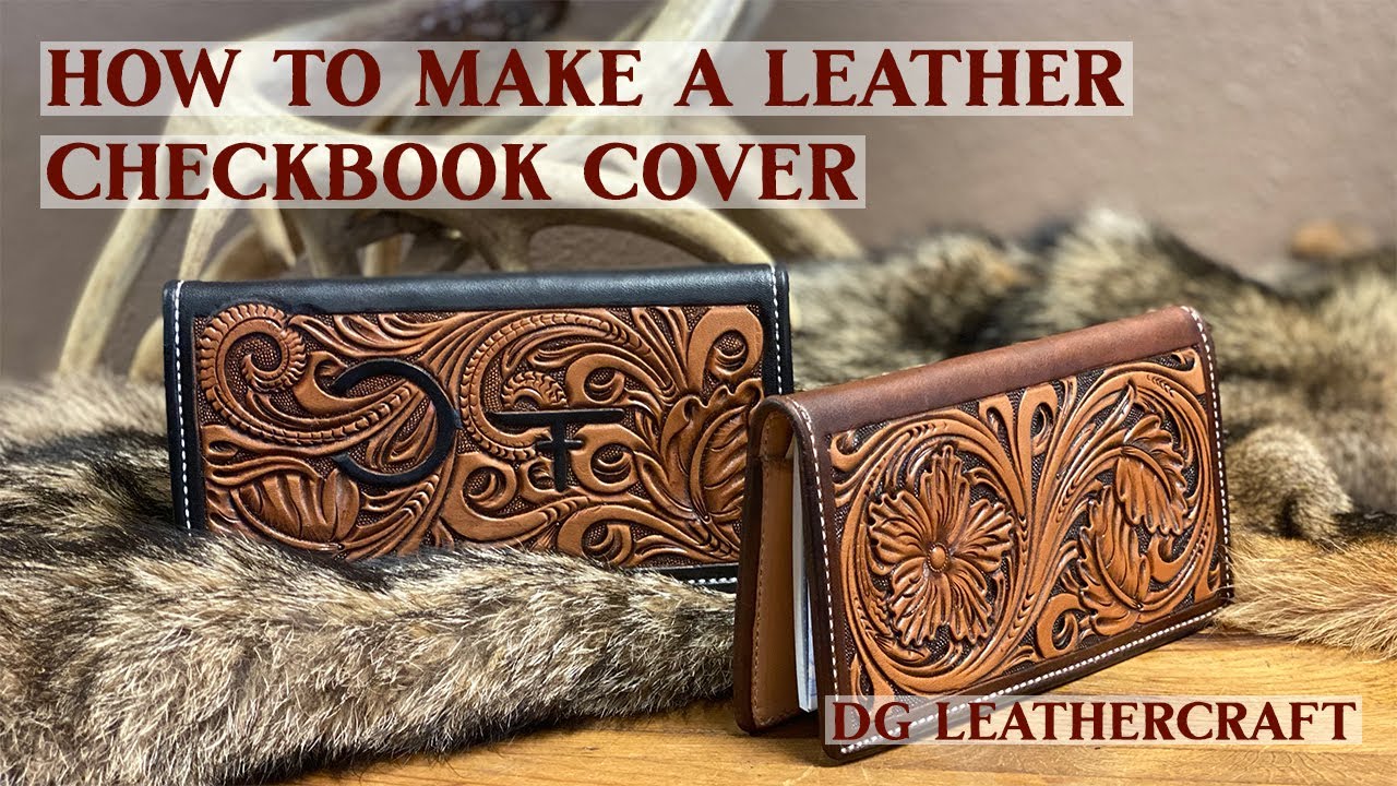 How to Make a Leather Checkbook Cover