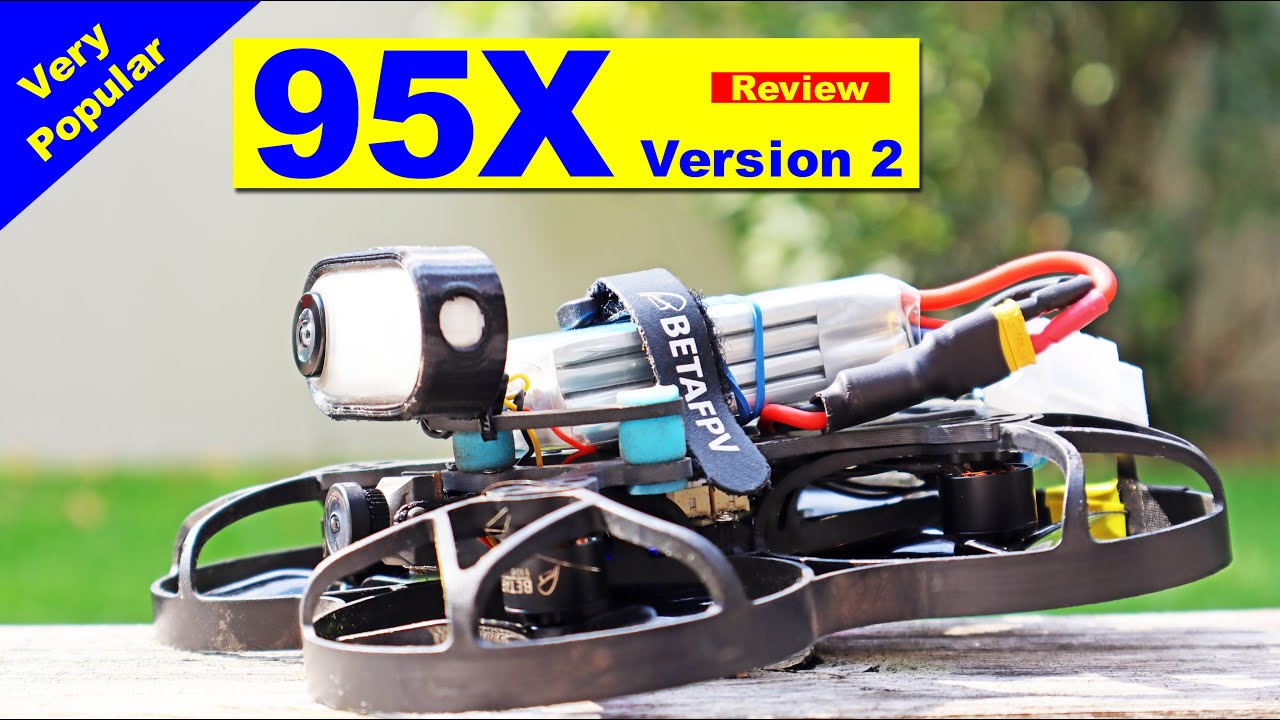 This drone is Amazing!  BETAFPV 95X Version 2 with Insta360 GO - Review