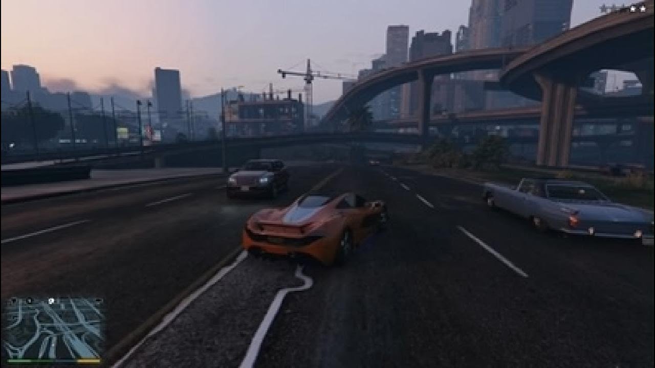 Playing GTA (you can barely hear me