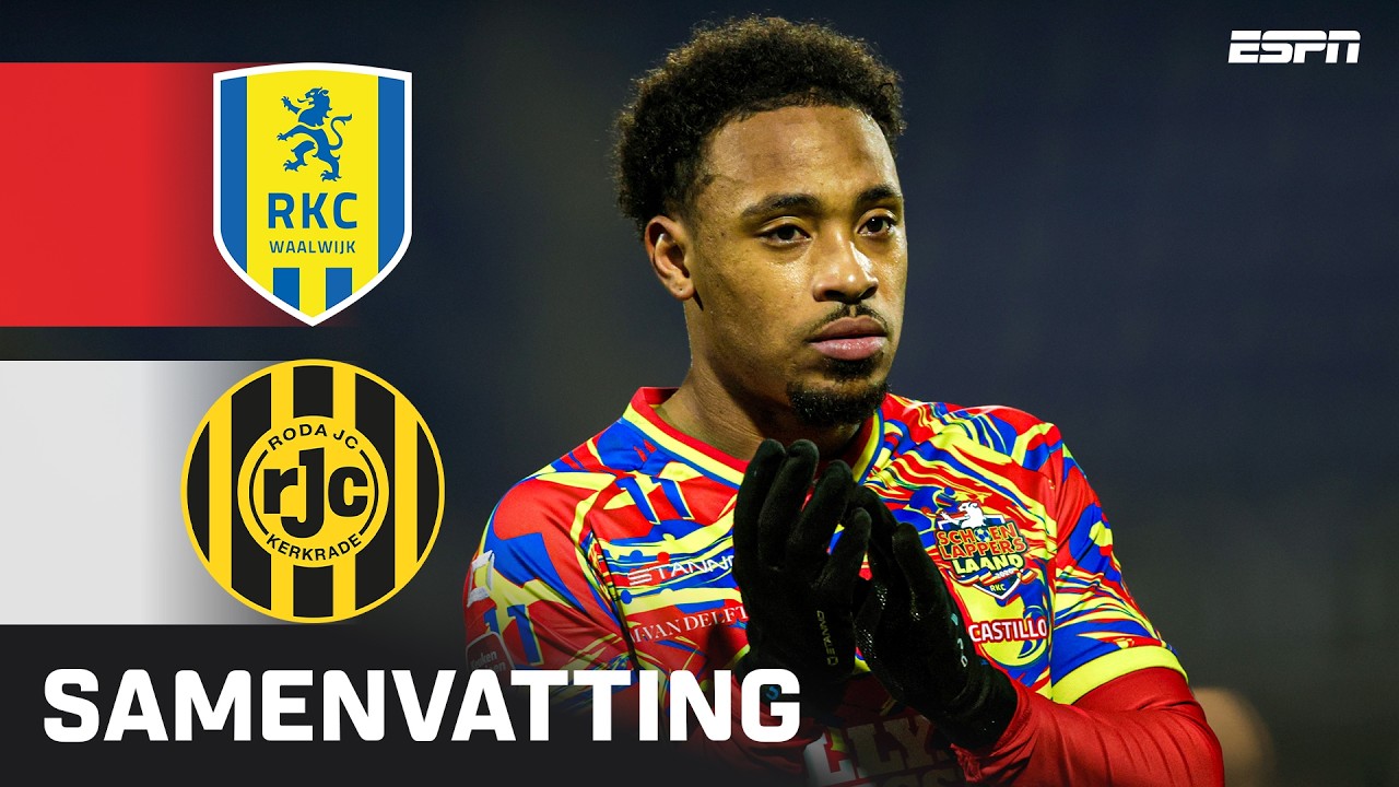 JESPER UNEKEN slaat in CARNAVALSTENUE weer toe voor RKC ⚽️ | Samenvatting RKC Waalwijk - Roda JC