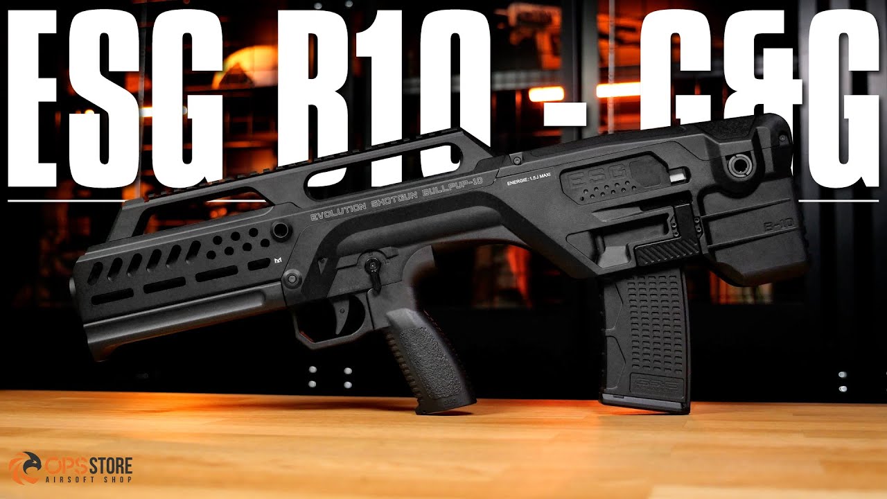 ESG B10 - G&G Armament : Le Premier Fusil À Pompe Auto GBBR signé G&G ! [ENG SUB]