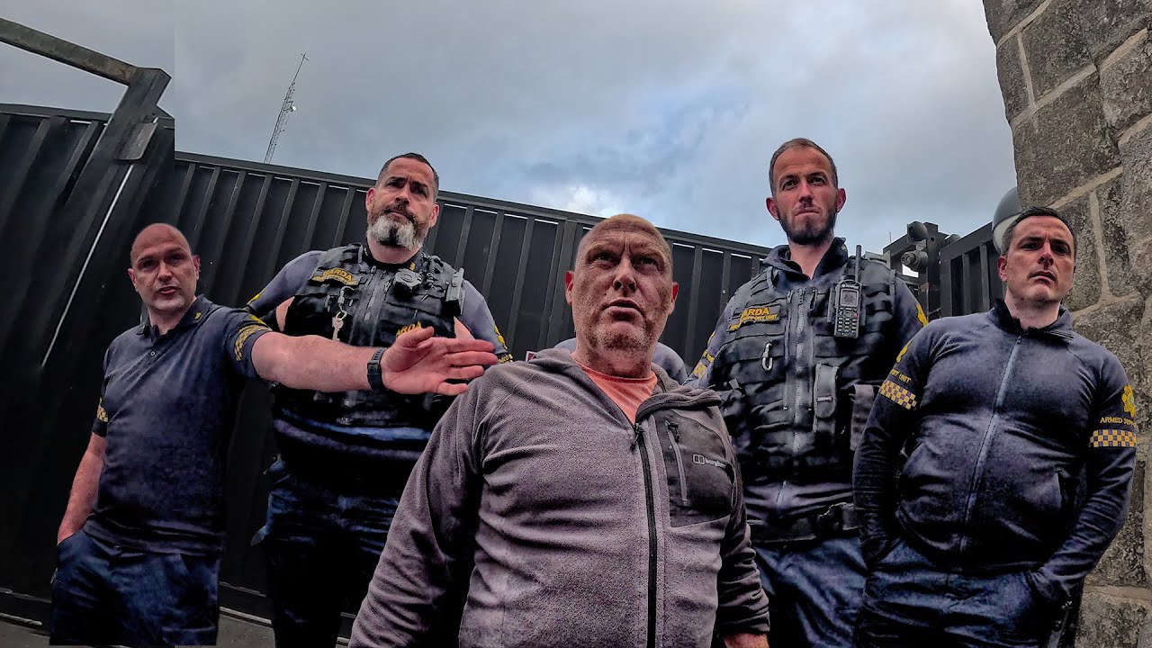 ARMED GARDA&Iacute; SURROUND US, BARK ORDERS AND TRY INTIMIDATION TACTICS - Kevin Street Garda Station 🇮🇪