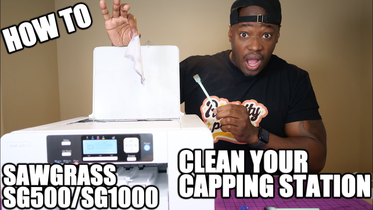 How to Clean Capping Station | Sawgrass SG500/SG1000