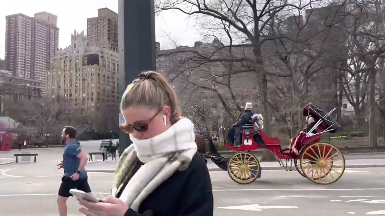 NEW YORK CITY: WALKING TOUR: CENTRAL PARK, Tuesday March 22, 2022.