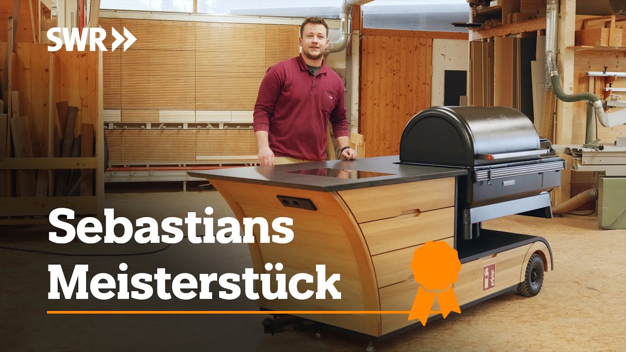 Mobile K&uuml;che aus Holz bauen: Sebastians Meisterst&uuml;ck | SWR Handwerkskunst