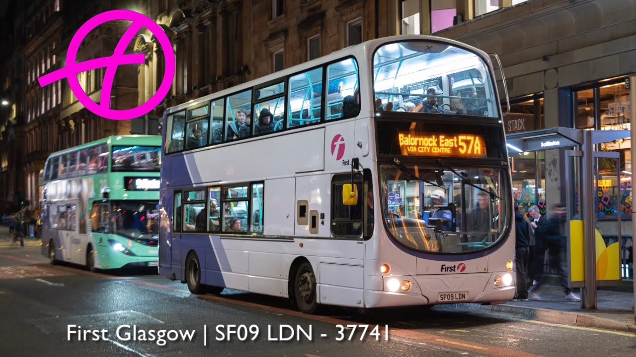 [𝙇𝙞𝙢𝙥 𝙏𝙝𝙧𝙖𝙨𝙝/𝙃𝙞𝙡𝙡 𝘾𝙡𝙞𝙢𝙗𝙨] First Glasgow | SF09 LDN-37741 | Volvo B9TL Wright Eclipse Gemini (€4-ZF)