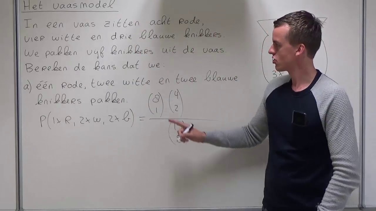 Het vaasmodel (HAVO wiskunde D & VWO wiskunde A/C/D)