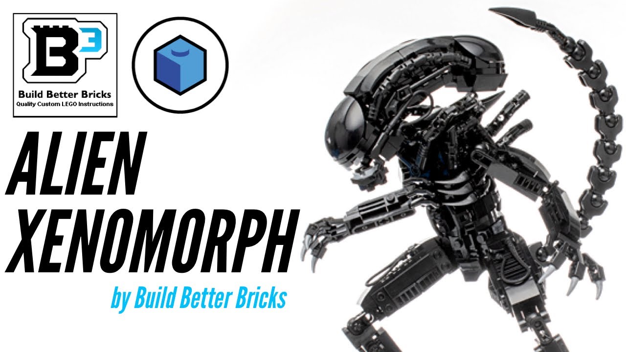 LEGO CUSTOM ALIEN XENOMORPH by Build Better Bricks