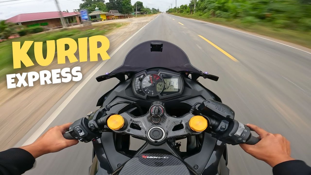ANTAR PESANAN ADIK KE SEKOLAH ‼️PAKAI ZX25R
