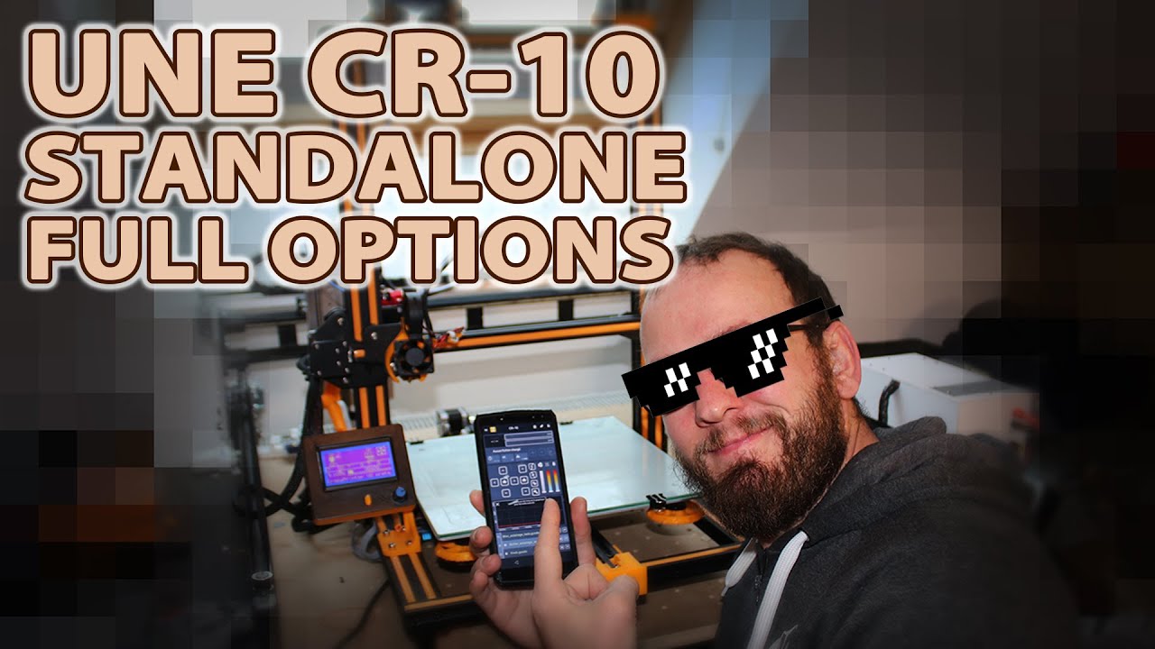 Creality 3D CR-10 Mod Standalone + Octopi