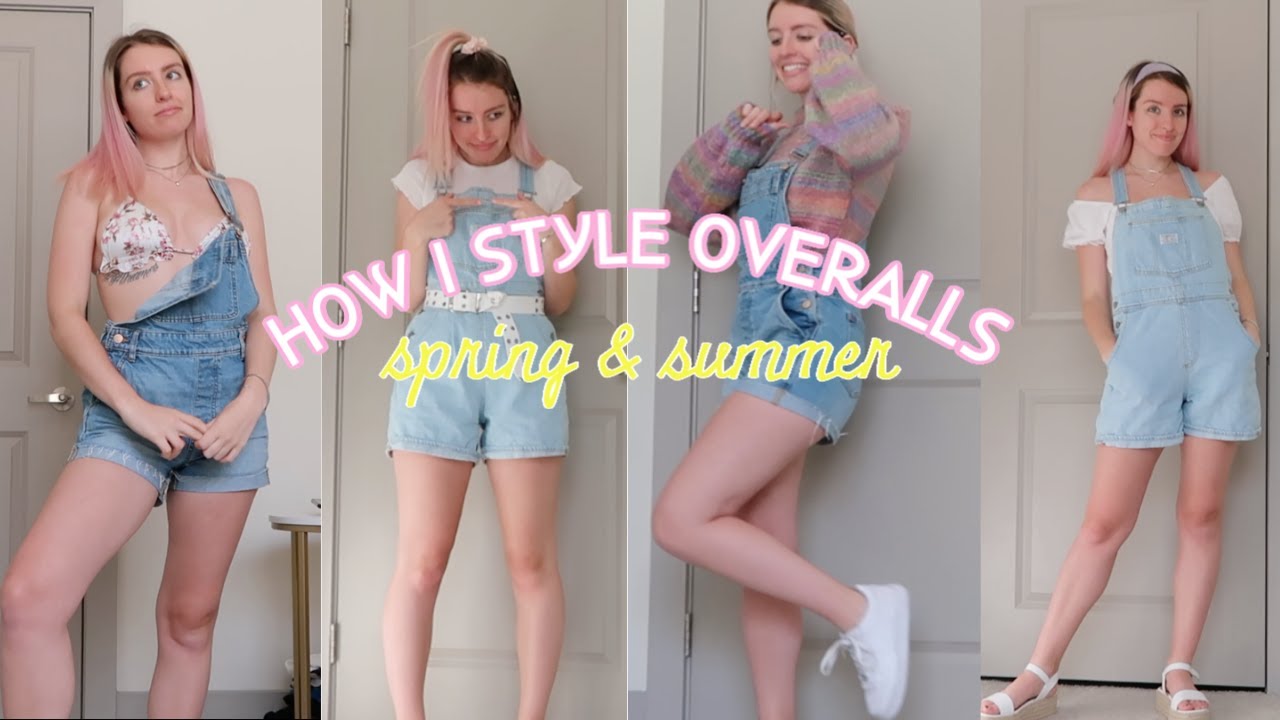 How I Style Overalls In Spring & Summer | 10(ish) DIFFERENT WAYS