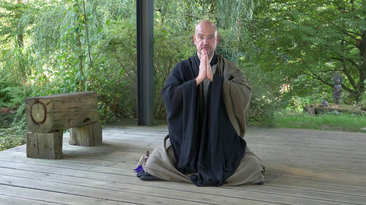 #4 MEDITATION ZEN : Gassho, maître Olivier Reigen Wang-Genh - english / deutsch subtitles