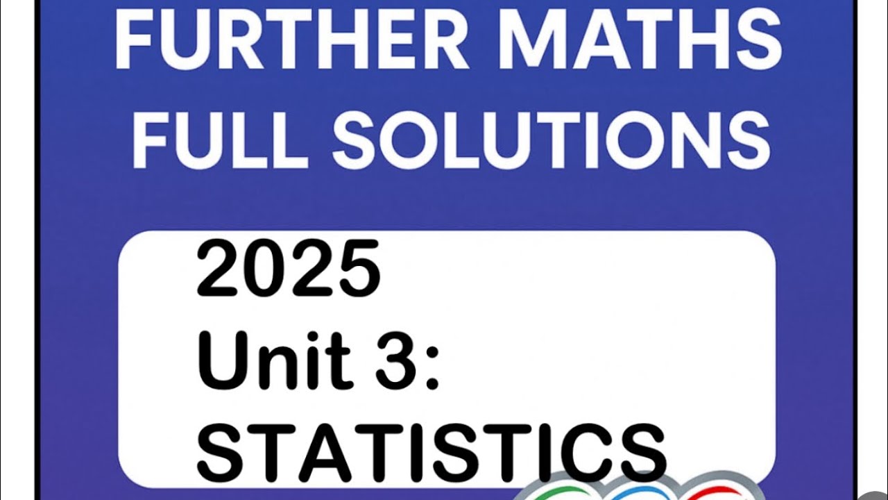 GCSE FURTHER MATHS UNIT 3 2025 Full Solutions