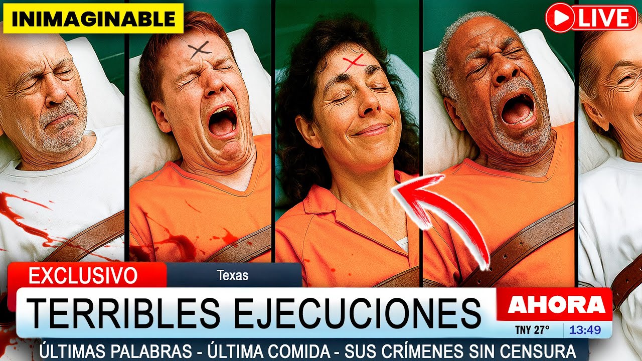 ÚLTIMA HORA: Ejecutaron 4 asesinos en Texas | Detalles de los Crímenes y sus últimas palabras | 2025