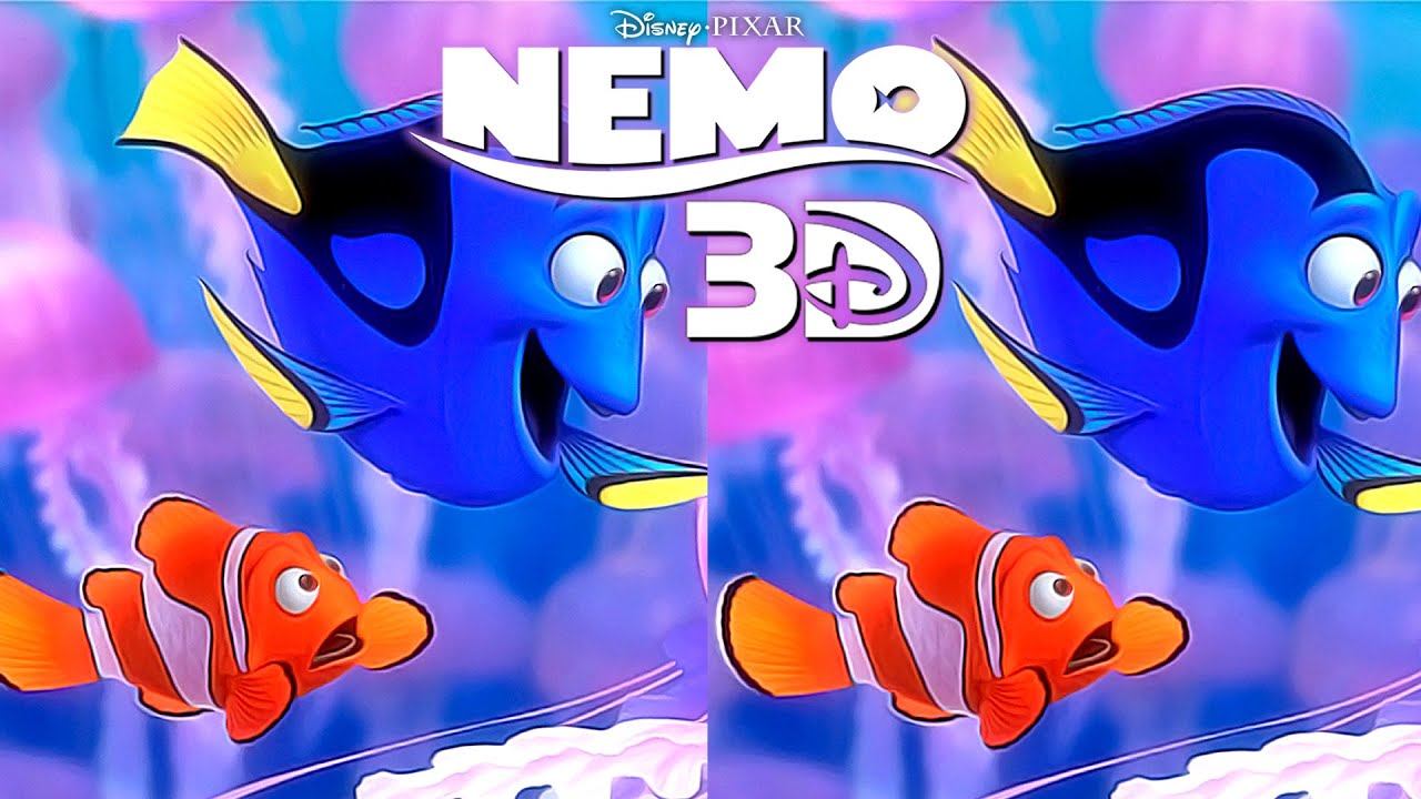 Finding NEMO Adventure Underwater 3D VR Videos 3D SBS [Google Cardboard VR Experience] VR Box V&iacute;deo