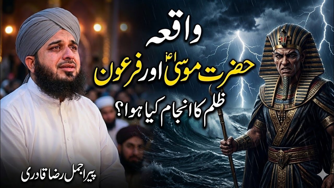 Hazrat Musa (A.S) Aur Firaun Ka Waqia | Zulm Ka Anjaam Kya Hota Hai? | Peer Ajmal Raza Qadri Bayan
