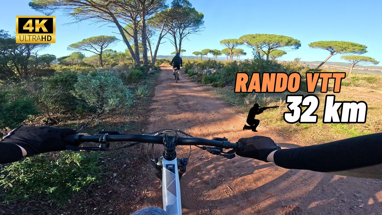 Rando VTT 32km LE MUY - Au milieu des chasseurs 😱