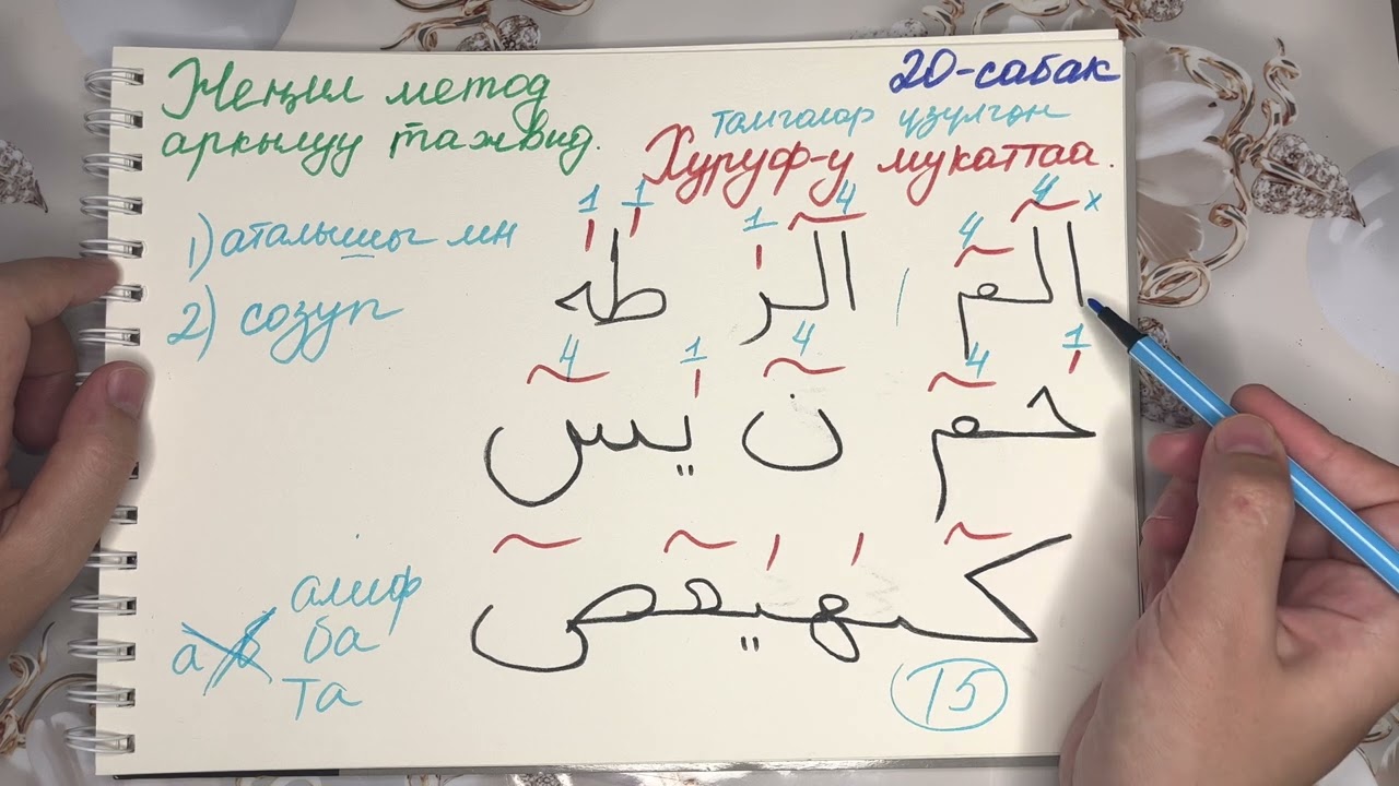 Женил метод аркылуу тажвид 20. Хуруфу мукаттаа.