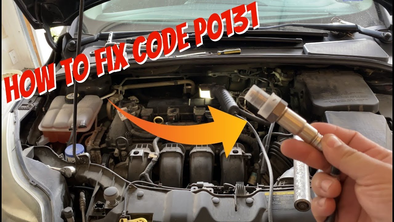 КАК ЗАМЕНИТЬ ДАТЧИК КИСЛОРОДА НА FORD FOCUS MK3 - КОД P0131 - 2011-2018