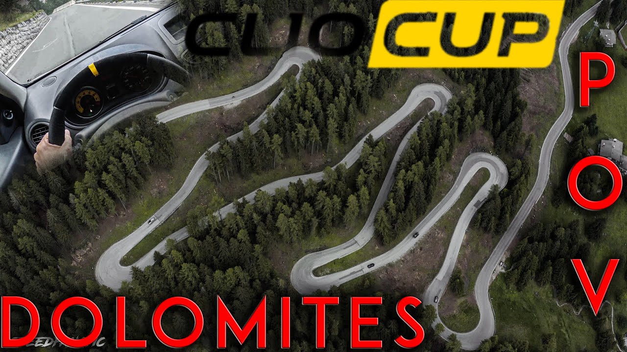 Renault CLIO 3 RS CUP + 2 Gopro 8 + Amazing Road In Italy