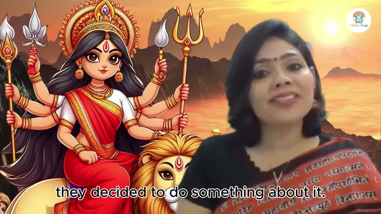 The Story of Maa Durga in English | Mythological Stories from Little Yogi