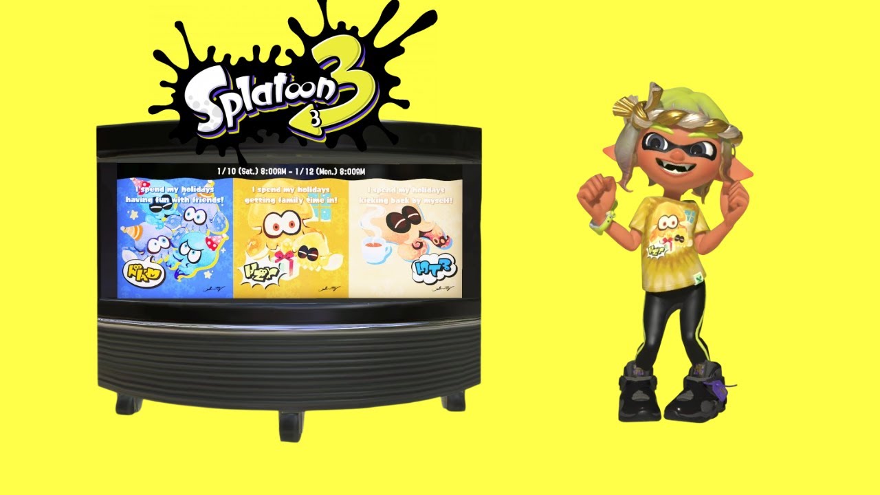 Splatoon 3 FrostyFest Rerun livestream Friends vs Family vs Solo (Team Family)
