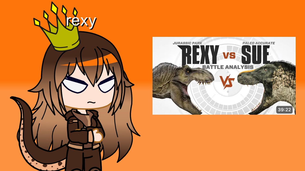 Jurassic park/world react to rexy vs sue @GojiCenter