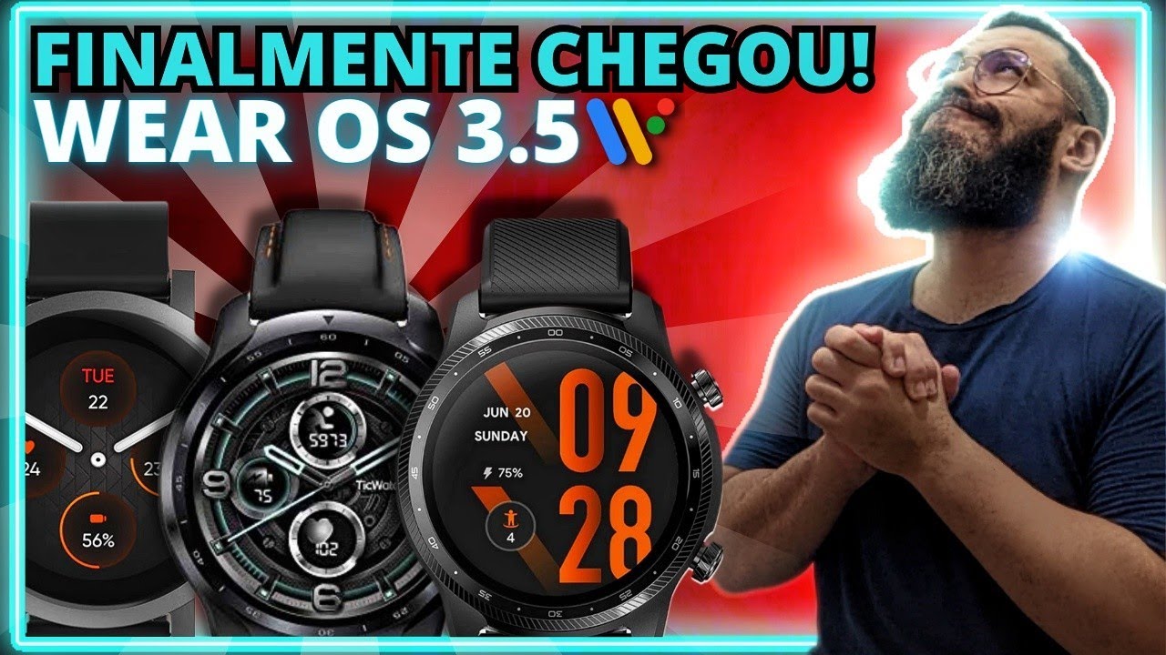 COMO ATUALIZAR TICWATCH PRO 3, PRO 3 Ultra e E3 Para WEAR OS 3.5