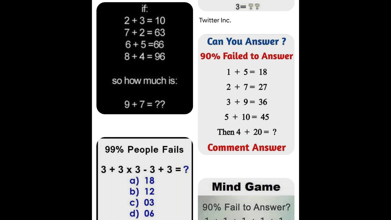 Only genuine solve this problem#mathpuzzle#mathproblems#love#mathematics#resoning