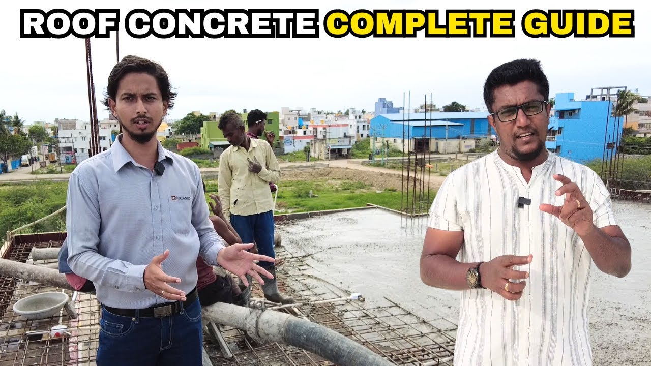Important Things to know about Roof Concrete🏠🏗️| Step by Step Process | HireandBuild | Tamil