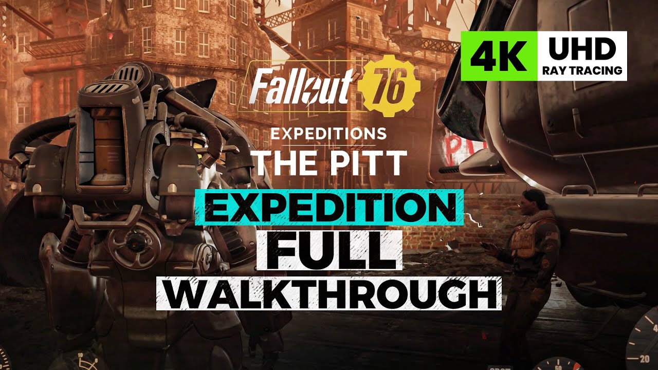 Fallout 76: The Pitt | Industrial District Expedition Walkthrough (Solo)