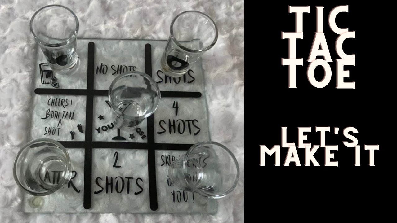 How to make a tic tac toe board with CLM Custom Designs