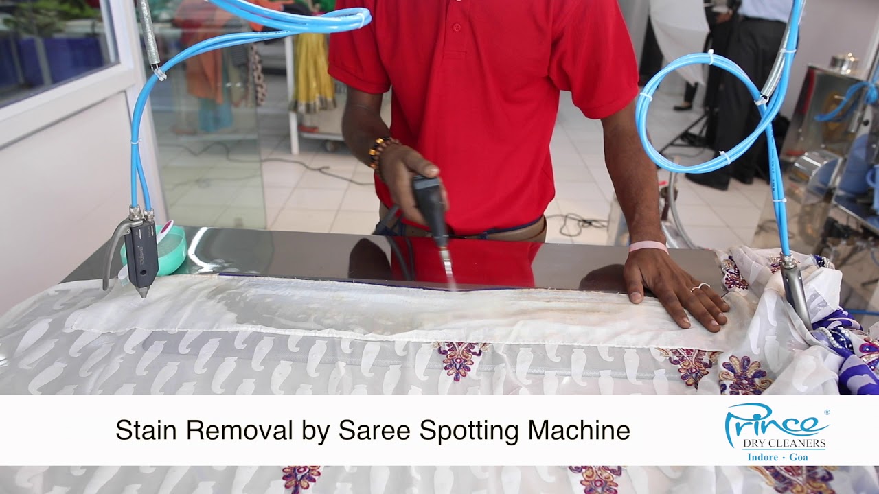 Stain Removal By Saree Spotting Machine