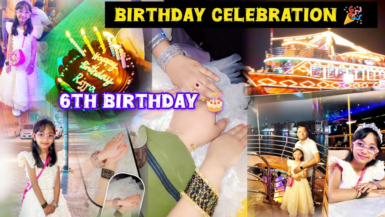 The Most Extravagant Birthday Party in Dubai || Dhow Cruise in dubai marina creek