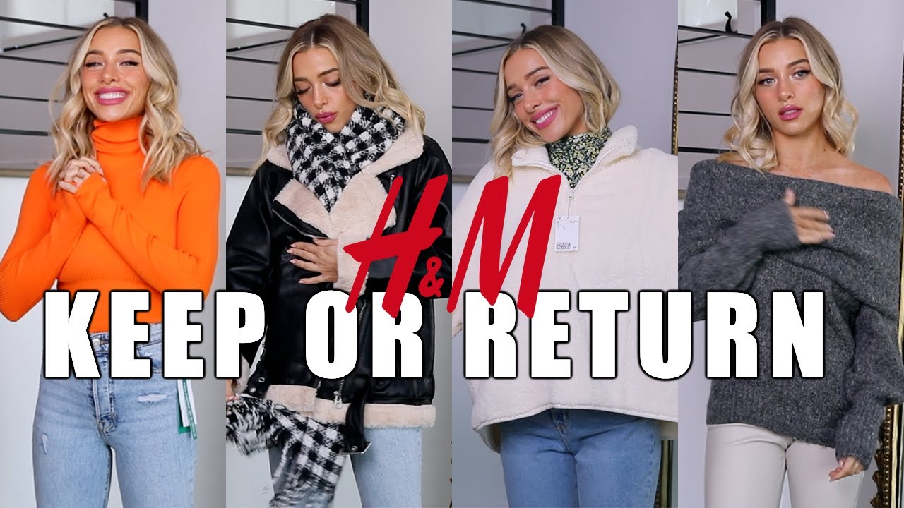 H&M CLOTHING HAUL | JACKETS, COATS, SWEATERS (KEEP OR RETURN)