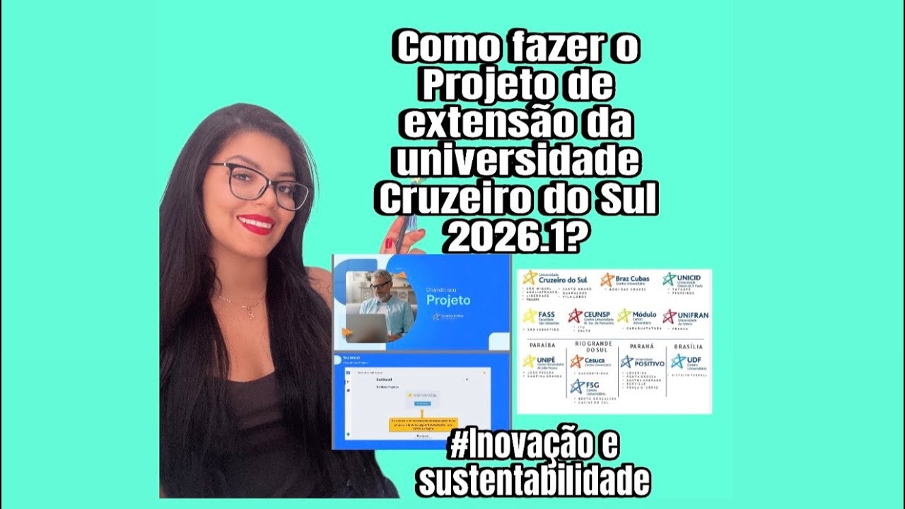 Como fazer o Projeto de extensão da universidade cruzeiro do sul dashboard dreamshaper 2026.1?