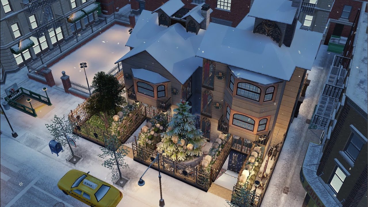 Sims™️FreePlay. Christmas in NY. Original Build by ©️SDP. https://www.facebook.com/sdpcreativity/